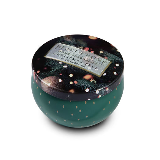 Picture of HH CANDLE IN TIN CHRISTMAS TREE